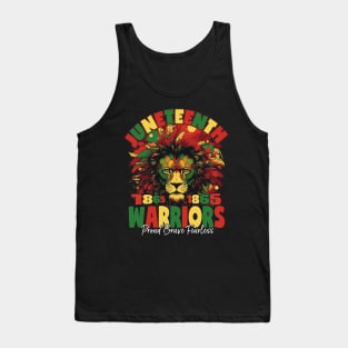 Juneteenth Warriors | Tee, Hoodie, Tank | Juneteenth Shirt, 1865 Shirt, Black Queen Shirt, Black Queen Art, Black History Gift Tank Top